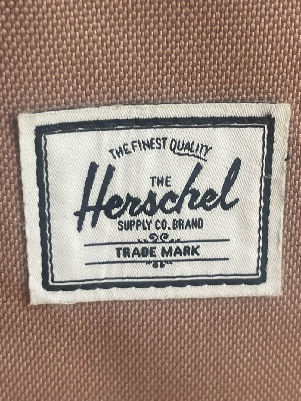Herschel Supply Co. Mauve Taupe Large Shopper Tote Canvas Travel Work Bag - Picture 7 of 15